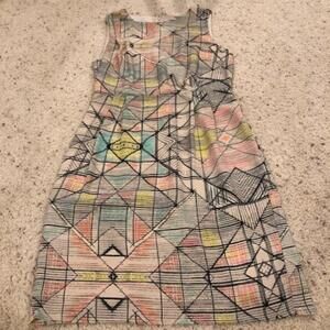 Geometric‎ Print Forever 21 Junior's Dress Size Small